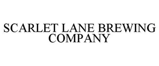 SCARLET LANE BREWING COMPANY