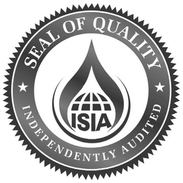 ISIA SEAL OF QUALITY INDEPENDENTLY AUDITED