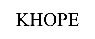 KHOPE