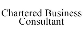 CHARTERED BUSINESS CONSULTANT