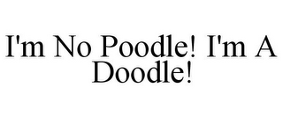 I'M NO POODLE! I'M A DOODLE!