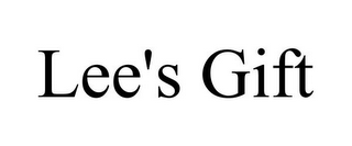 LEE'S GIFT
