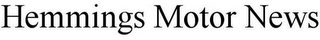 HEMMINGS MOTOR NEWS