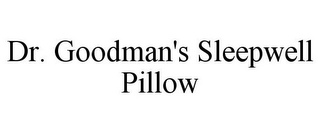 DR. GOODMAN'S SLEEPWELL PILLOW