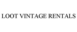 LOOT VINTAGE RENTALS