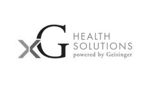 XG HEALTH SOLUTIONS POWERED BY GEISINGER