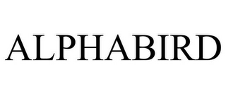 ALPHABIRD
