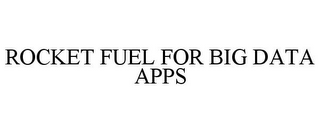 ROCKET FUEL FOR BIG DATA APPS