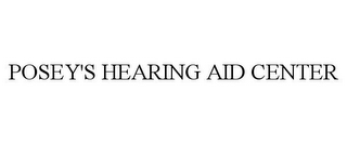 POSEY'S HEARING AID CENTER