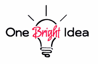 ONE BRIGHT IDEA