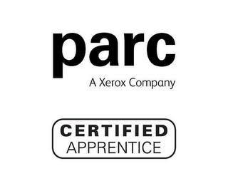 PARC A XEROX COMPANY CERTIFIED APPRENTICE