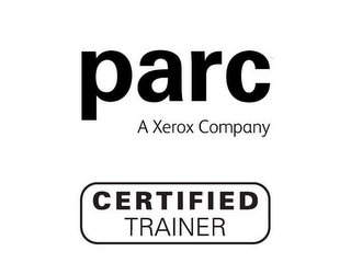 PARC A XEROX COMPANY CERTIFIED TRAINER