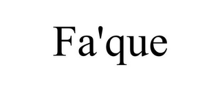 FA'QUE