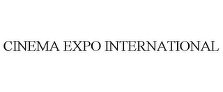 CINEMA EXPO INTERNATIONAL