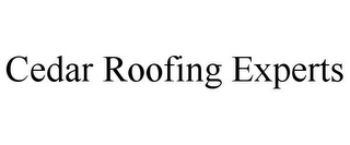 CEDAR ROOFING EXPERTS