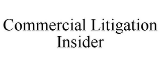 COMMERCIAL LITIGATION INSIDER