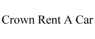 CROWN RENT A CAR