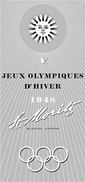 V. JEUX OLYMPIQUES D'HIVER 1948 ST. MORITZ