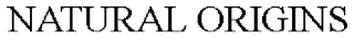 NATURAL ORIGINS