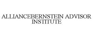 ALLIANCEBERNSTEIN ADVISOR INSTITUTE