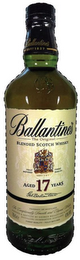 BALLANTINE'S THE ORIGINAL BLENDED SCOTCH WHISKY FULLY BLENDED FINEST QUALITY AGED 17 YEARS GEO BALLANTINE