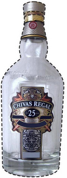 CHIVAS REGAL AGED 25 YEARS BLEND OF RARE AGED SCOTCH WHISKIES