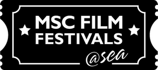 MSC FILM FESTIVALS @SEA