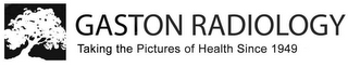 GASTON RADIOLOGY TAKING THE PICTURES OFHEALTH SINCE 1949