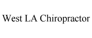 WEST LA CHIROPRACTOR