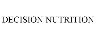 DECISION NUTRITION