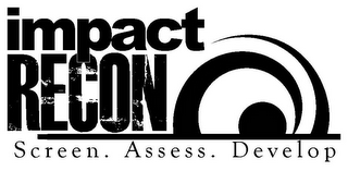 IMPACT RECON SCREEN. ASSESS. DEVELOP