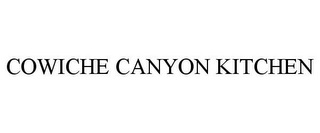 COWICHE CANYON KITCHEN