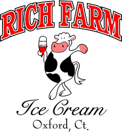 RICH FARM ICE CREAM OXFORD, CT.