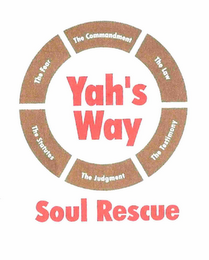 THE FEAR, THE COMMANDMENT, THE LAW, THE TESTIMONY, THE JUDGEMENT, THE STATUES, YAH'S WAY, SOUL RESCUE
