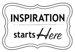 INSPIRATION STARTS HERE