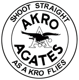 AAKRO AGATES SHOOT STRAIGHT AS A KRO FLIES