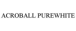 ACROBALL PUREWHITE