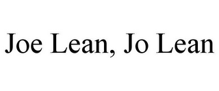 JOE LEAN, JO LEAN