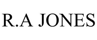 R.A JONES