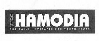 HAMODIA THE DAILY NEWSPAPER FOR TORAH JEWRY