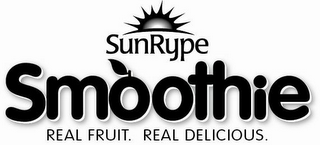 SUNRYPE SMOOTHIE REAL FRUIT. REAL DELICIOUS.