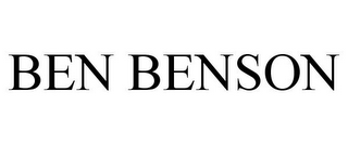 BEN BENSON