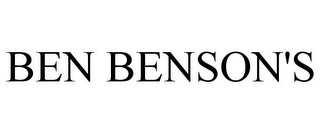 BEN BENSON'S