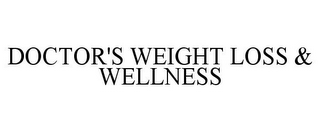 DOCTOR'S WEIGHT LOSS & WELLNESS