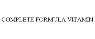 COMPLETE FORMULA VITAMIN