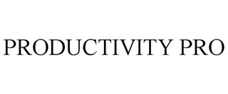 PRODUCTIVITY PRO