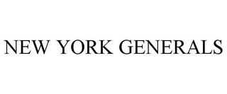 NEW YORK GENERALS