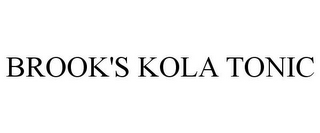 BROOK'S KOLA TONIC