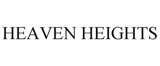 HEAVEN HEIGHTS