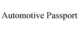 AUTOMOTIVE PASSPORT